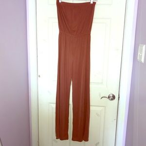 strapless jumpsuit